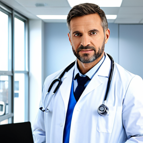 OTT의 한계점 - **

"A professional doctor in a clean, modern hospital office, wearing a lab coat and stethoscope, f...