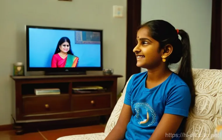 OTT 콘텐츠와 스토리텔링 - **Prompt 1: A Glimpse into Modern Indian Entertainment**
"A vibrant and cozy living room in an I...