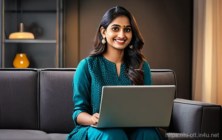 OTT 콘텐츠와 스토리텔링 - **Prompt 1: A Glimpse into Modern Indian Entertainment**
    "A vibrant and cozy living room in an I...